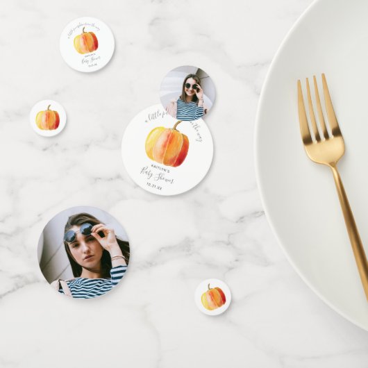 Little Pumpkin Baby Showerの写真 コンフェッティ (グループ)