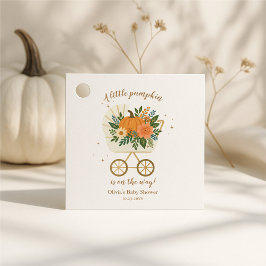 Little Pumpkin Baby Shower フェイバータグ