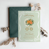 Little Pumpkin Baby Shower Invite Fall Neutral 招待状