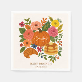 Little Pumpkin Baby Shower Paper Napkin スタンダードカクテルナプキン