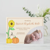 Little Pumpkin Birthの発表 案内状 (スタンド正面)