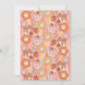 Little Pumpkin Birthday Invitation 招待状 (裏面)