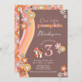 Little Pumpkin Birthday Invitation 招待状 (正面/裏面)