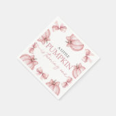 Little Pumpkin Birthday Napkin スタンダードカクテルナプキン (角)