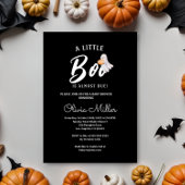 Little Pumpkin Boo – Halloween Baby Shower  招待状