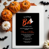 Little Pumpkin Boo – Halloween Baby Shower  招待状