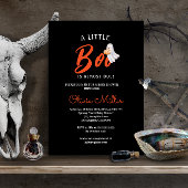 Little Pumpkin Boo – Halloween Baby Shower  招待状