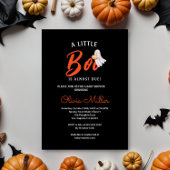 Little Pumpkin Boo – Halloween Baby Shower  招待状