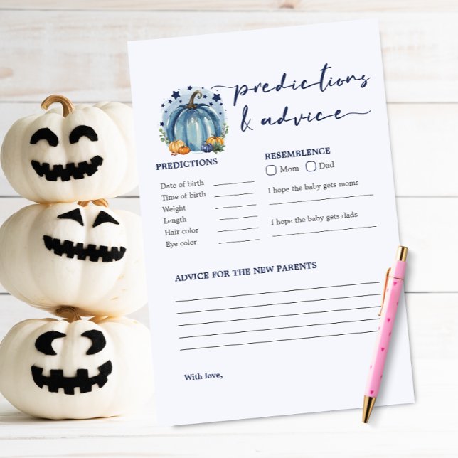 Little Pumpkin Boy Baby Shower予測ゲーム (クリエイターアップロード済み)