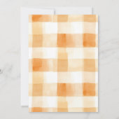 Little Pumpkin Carriage Baby Shower Invite 招待状 (裏面)