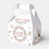 Little Pumpkin Delightful Ivory Floral フェイバーボックス (正面サイド)