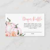 Little Pumpkin Diaper Raffle Enclosure Card エンクロージャーカード (正面)