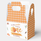 Little Pumpkin Fall 1st Birthday フェイバーボックス (オープン)