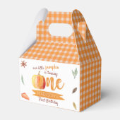 Little Pumpkin Fall 1st Birthday フェイバーボックス (正面サイド)