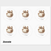 Little Pumpkin First Birthday Sticker – Halloween  ラウンドシール (シート)