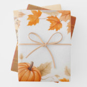 Little Pumpkin First Birthday Wrapping Paper ラッピングペーパーシート (インサイチュ)