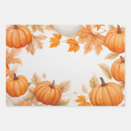 Little Pumpkin First Birthday Wrapping Paper ラッピングペーパーシート