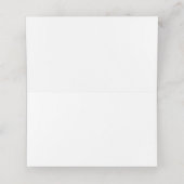 Little Pumpkin Food Label • Tent Place Card Orange プレイスカード (内部開封)