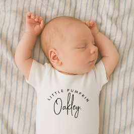 Little Pumpkin Halloween Unisex Baby Bodysuit ベビーボディスーツ