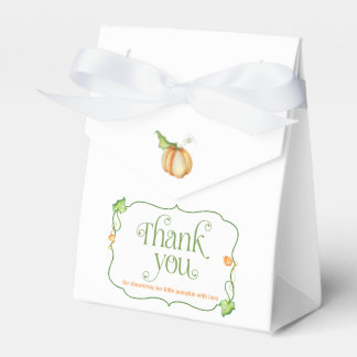 Little Pumpkin on the Way Baby Shower Favorites Bo フェイバーボックス