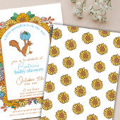 Little Pumpkin on the Way Boy Baby Shower 招待状