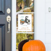 Little Pumpkin on the Way Boy Baby Shower Welcome ウィンドウサイン