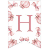 Little Pumpkin Party Banner バンティングフラッグ (第2の旗)