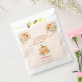 Little Pumpkin Rustic Orange Autumn Baby Shower  フェイバーバッグ (封をした状態)