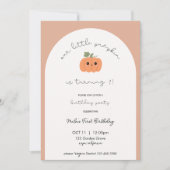 Little Pumpkin’s First Birthday 招待状 (正面)