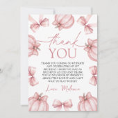 Little Pumpkin Thank You Card 招待状 (正面)