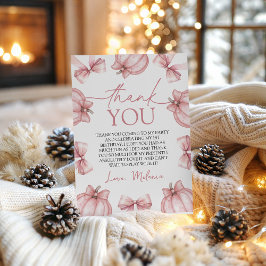 Little Pumpkin Thank You Card 招待状