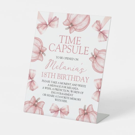 Little Pumpkin Time Capsule Sign 台座サイン (正面)