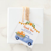 Little Pumpkin Twin Boy Baby Showerありがとう フェイバータグ (インサイチュ)