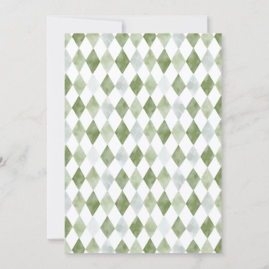 Little Putter Baby Shower Invitation 招待状 (裏面)