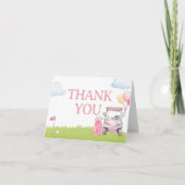 Little Putter Golf Baby Shower サンキューカード (正面)