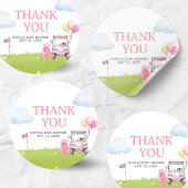 Little Putter Golf Baby Shower ラウンドシール