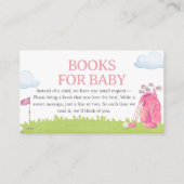Little Putter Golf Baby Shower Books for Baby エンクロージャーカード (正面)