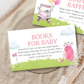 Little Putter Golf Baby Shower Books for Baby エンクロージャーカード