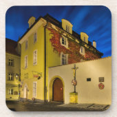 Little Quarter Cross Night Hard Plastic Coaster コースター (正面)