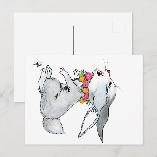 LITTLE RABBIT シーズンポストカード (正面/裏面)