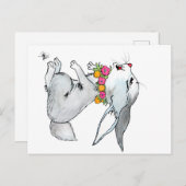 LITTLE RABBIT ポストカード (正面/裏面)