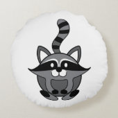Little Raccoon ラウンドクッション (裏面)