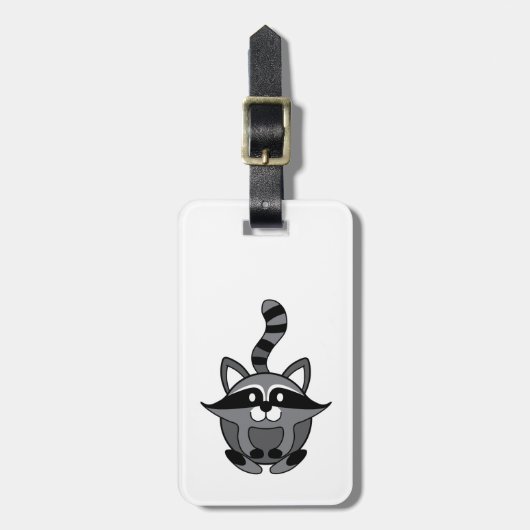Little Raccoon ラゲッジタグ (正面縦)
