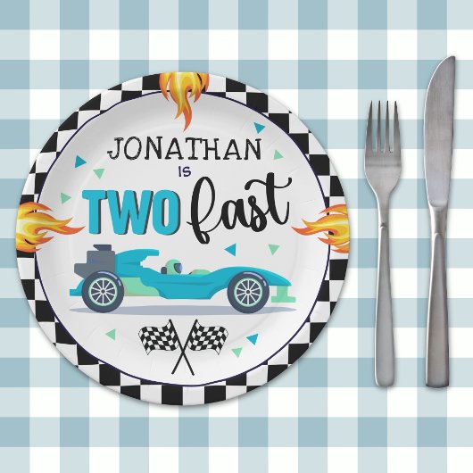 Little Racer Birthday 2 Party  ペーパープレート