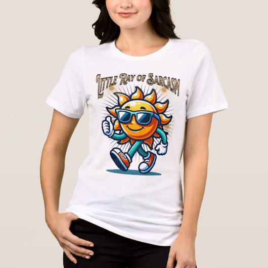 Little Ray of Iumm おもしろい T-Shirt トライブレンドＴシャツ (正面)