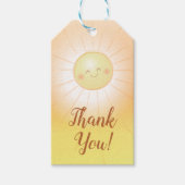 Little Ray of Sunshineベビーシャワー ギフトタグ (正面)