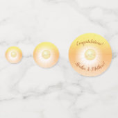 Little Ray of Sunshineベビーシャワー コンフェッティ (裏面)