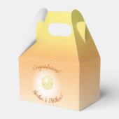 Little Ray of Sunshineベビーシャワー フェイバーボックス (正面サイド)