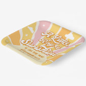 Little Ray of Sunshineベビーシャワー ペーパープレート (傾斜あり)