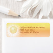 Little Ray of Sunshineベビーシャワー ラベル (インサイチュ)